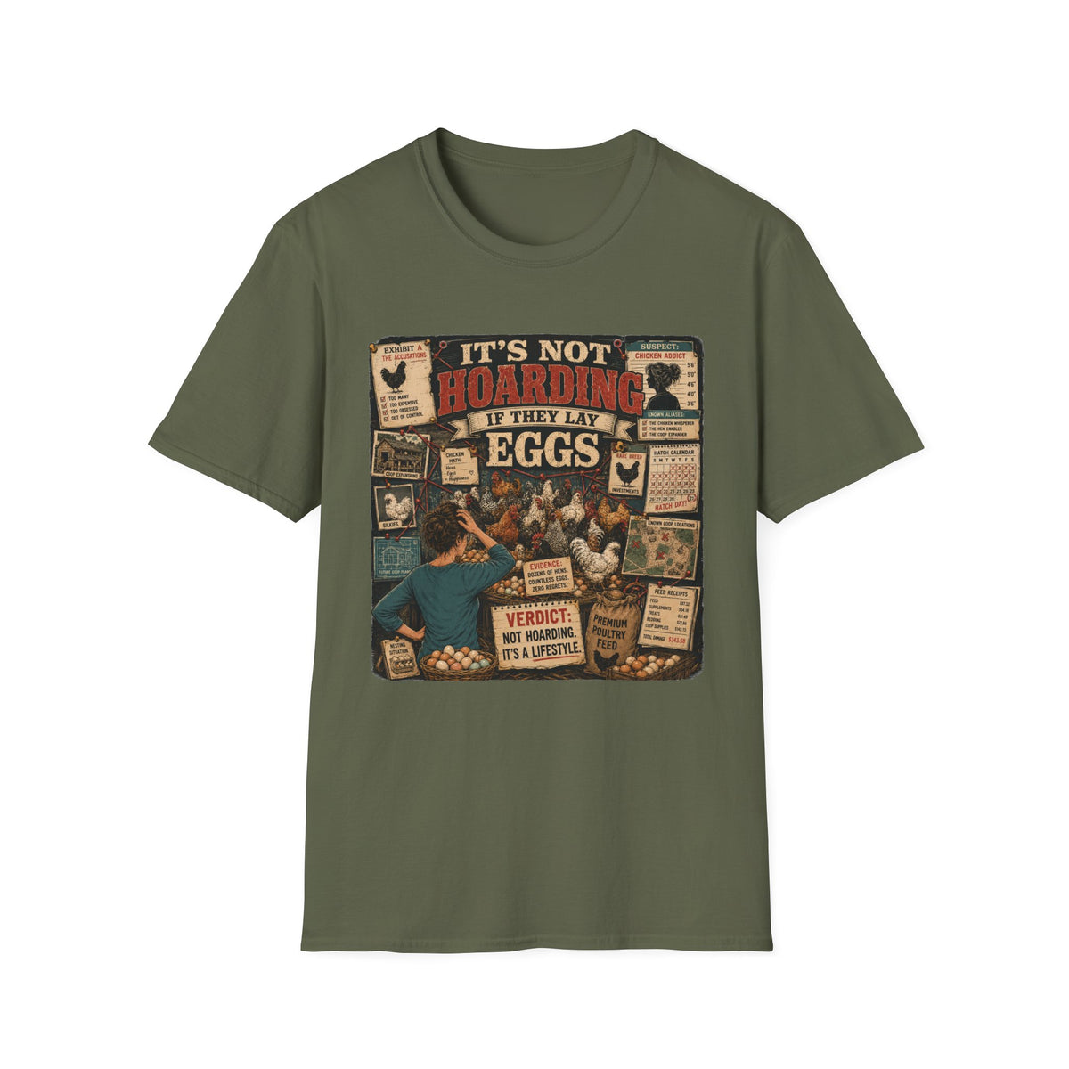 It's Not Hoarding If They Lay Eggs T-shirt, photo 4