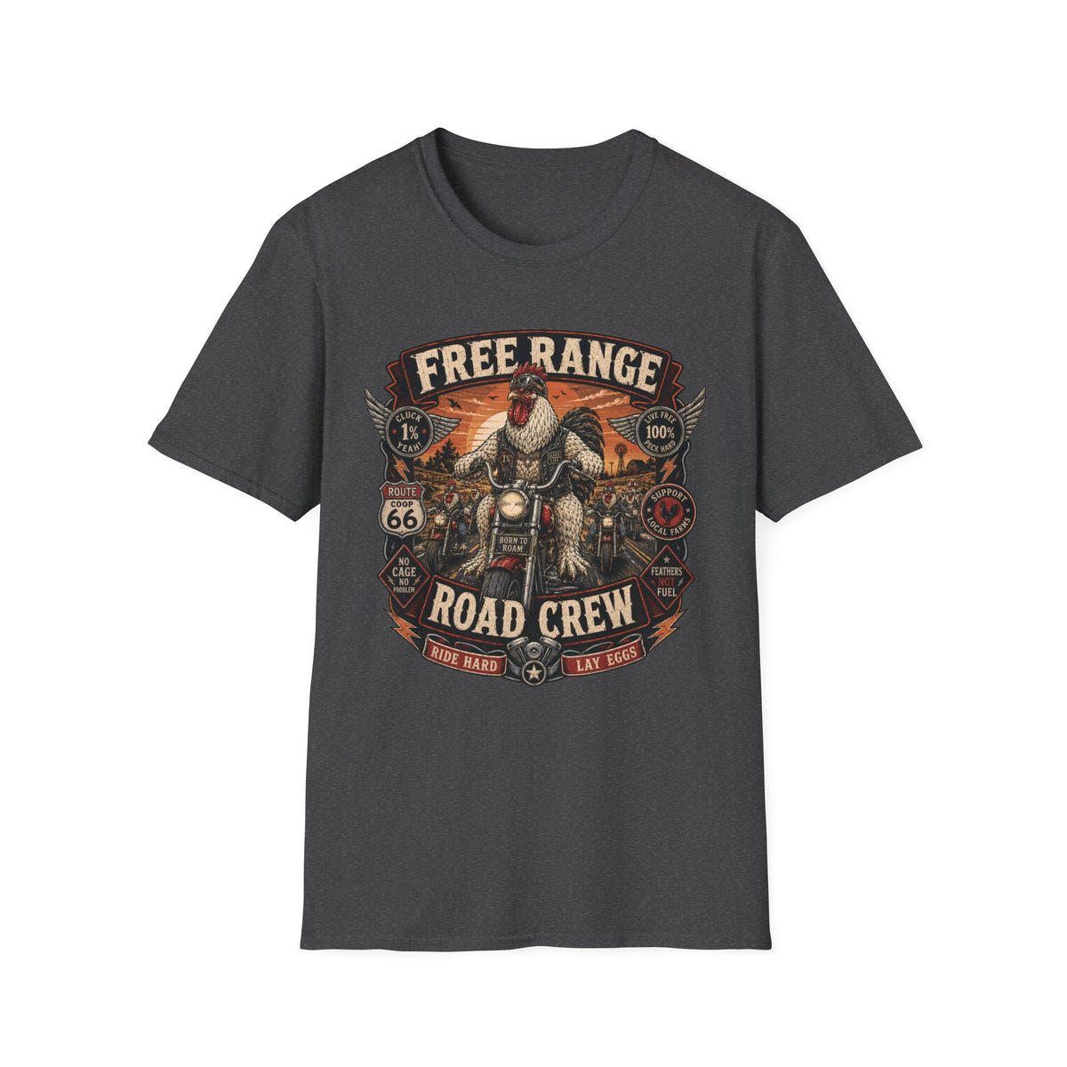 Free Range Road Crew Brahma T-shirt, photo 7
