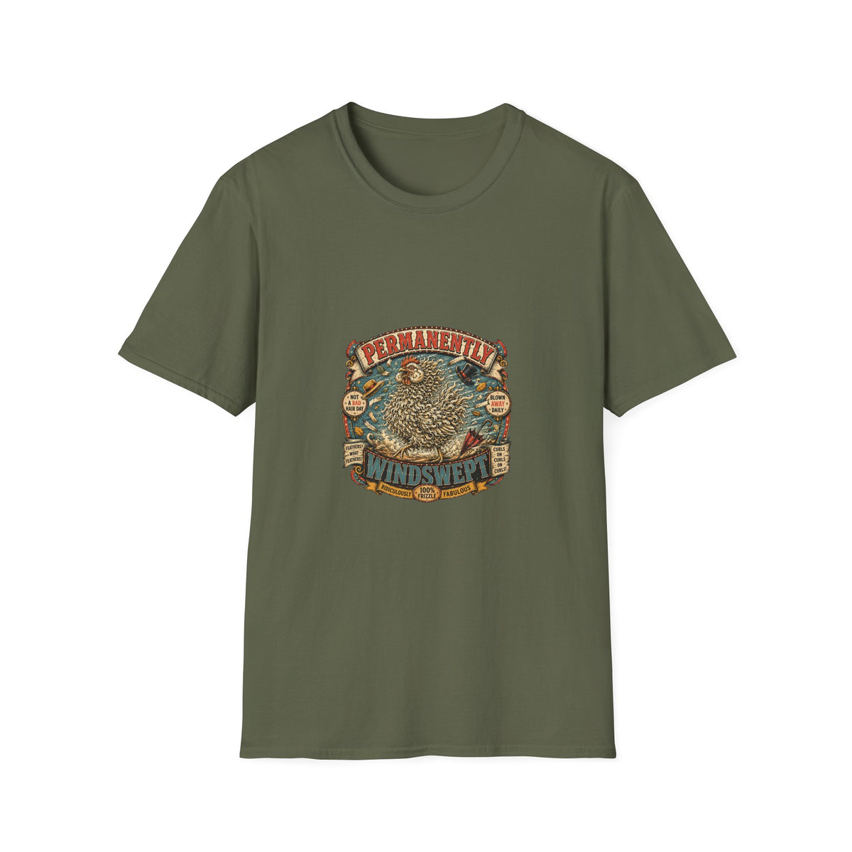 Permanently Windswept Frizzle T-shirt, photo 6