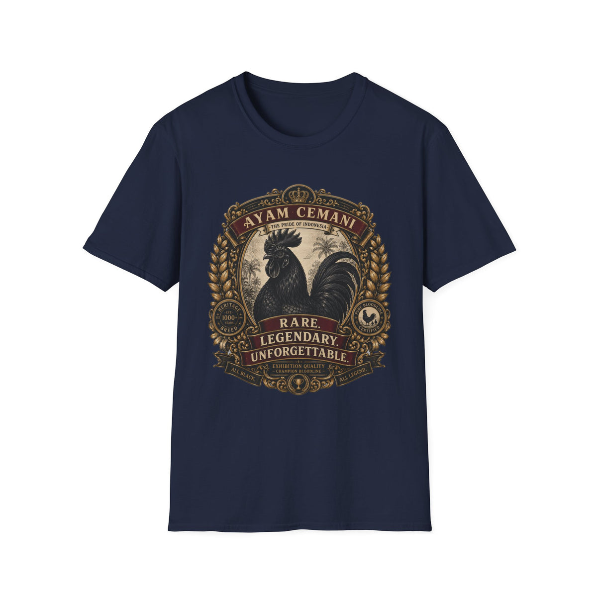 Ayam Cemani Heritage Badge T-shirt, photo 6