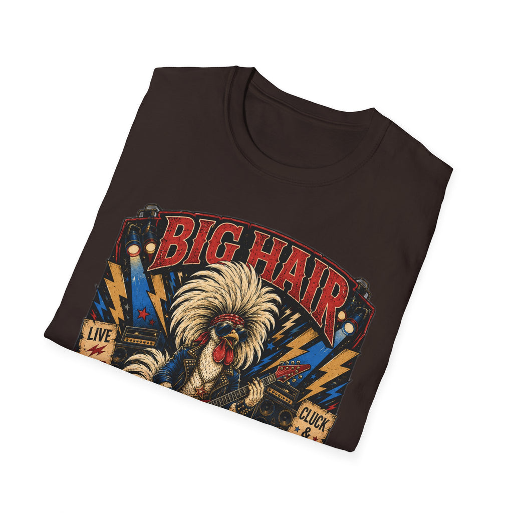 Big Hair Rock Star Concert Polish Chicken T-Shirt