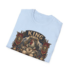 King of the Feathered Realm Brahma T-Shirt — Royal Rooster Crest Tee