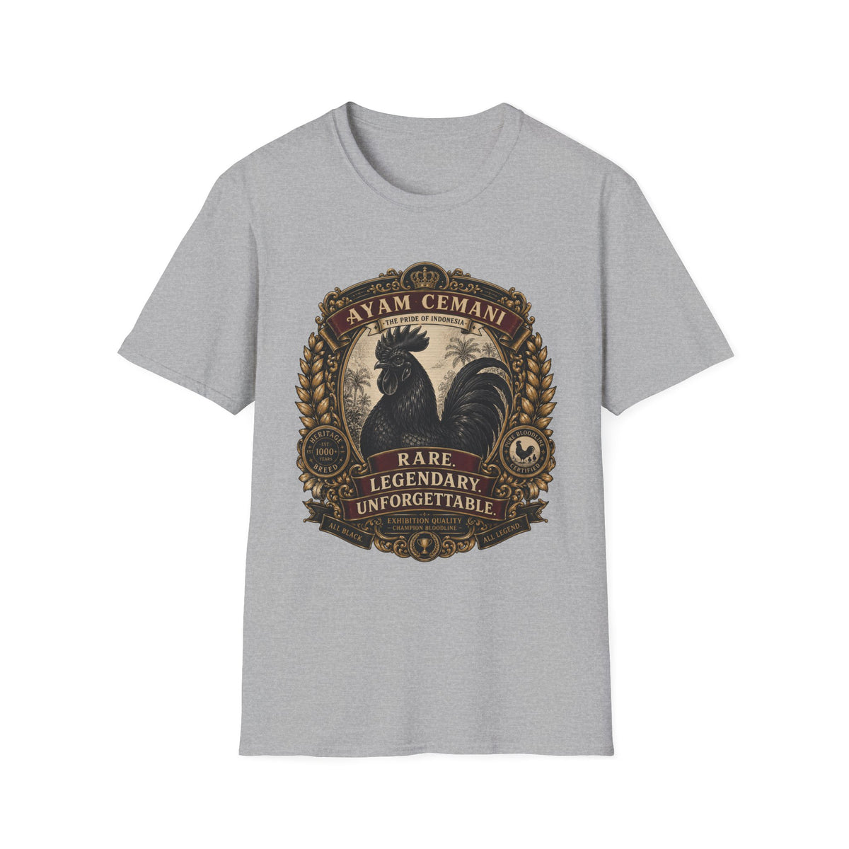 Ayam Cemani Heritage Badge T-shirt, photo 5