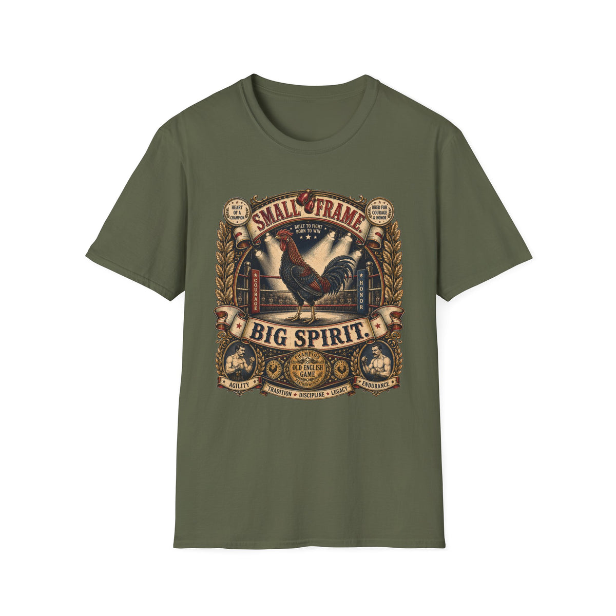 Champion of the Ring Old English Game T-shirt, photo 6