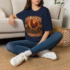 Red Feather Ranch Emblem T-Shirt — Rhode Island Red Heritage Tee