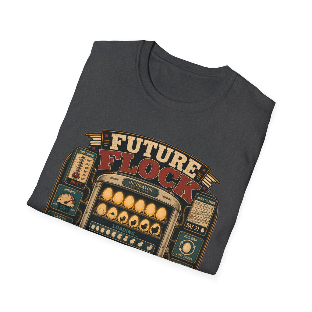 Future of Greatness Incubator T-Shirt — Funny Hatching Homestead Tee