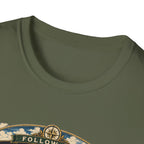 Follow the Great Duck Route T-Shirt — All Who Waddle Are Welcome Tee