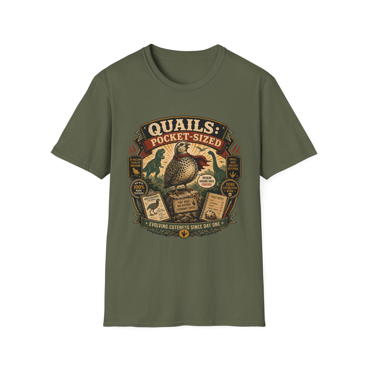 Quailasaurus T-shirt, photo 3