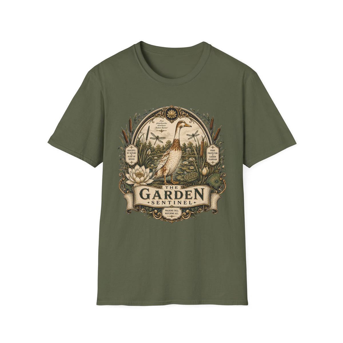 The Garden Sentinel Indian Runner T-shirt, photo 6