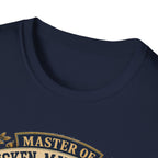 Master of Chicken Mathematics T-Shirt — Collegiate Crest Graphic Tee