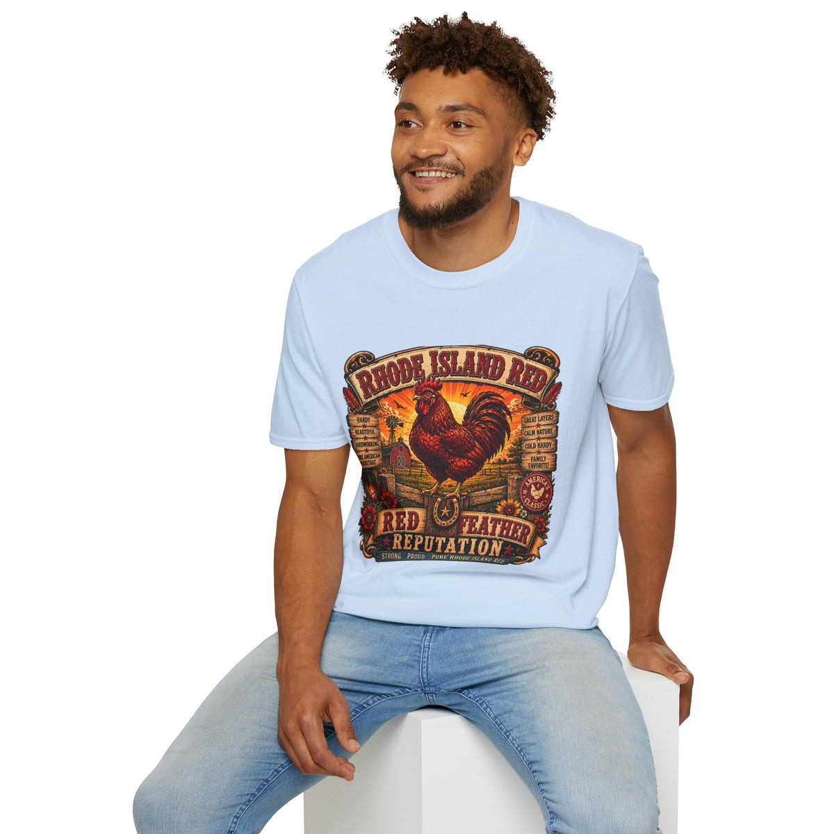 Rhode Island Red Reputation T-Shirt — Heritage Breed Graphic Tee
