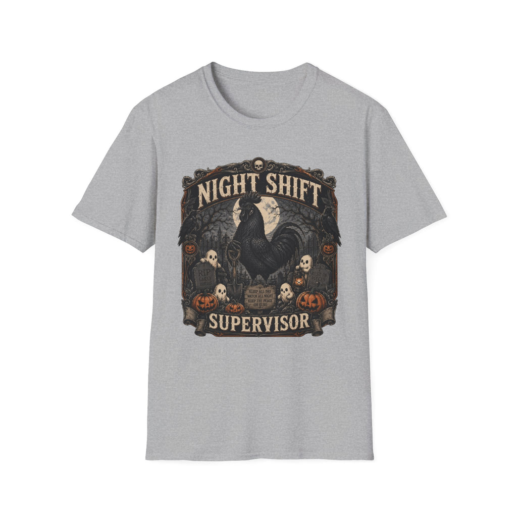 Night Shift Supervisor Ayam Cemani T-shirt, photo 3