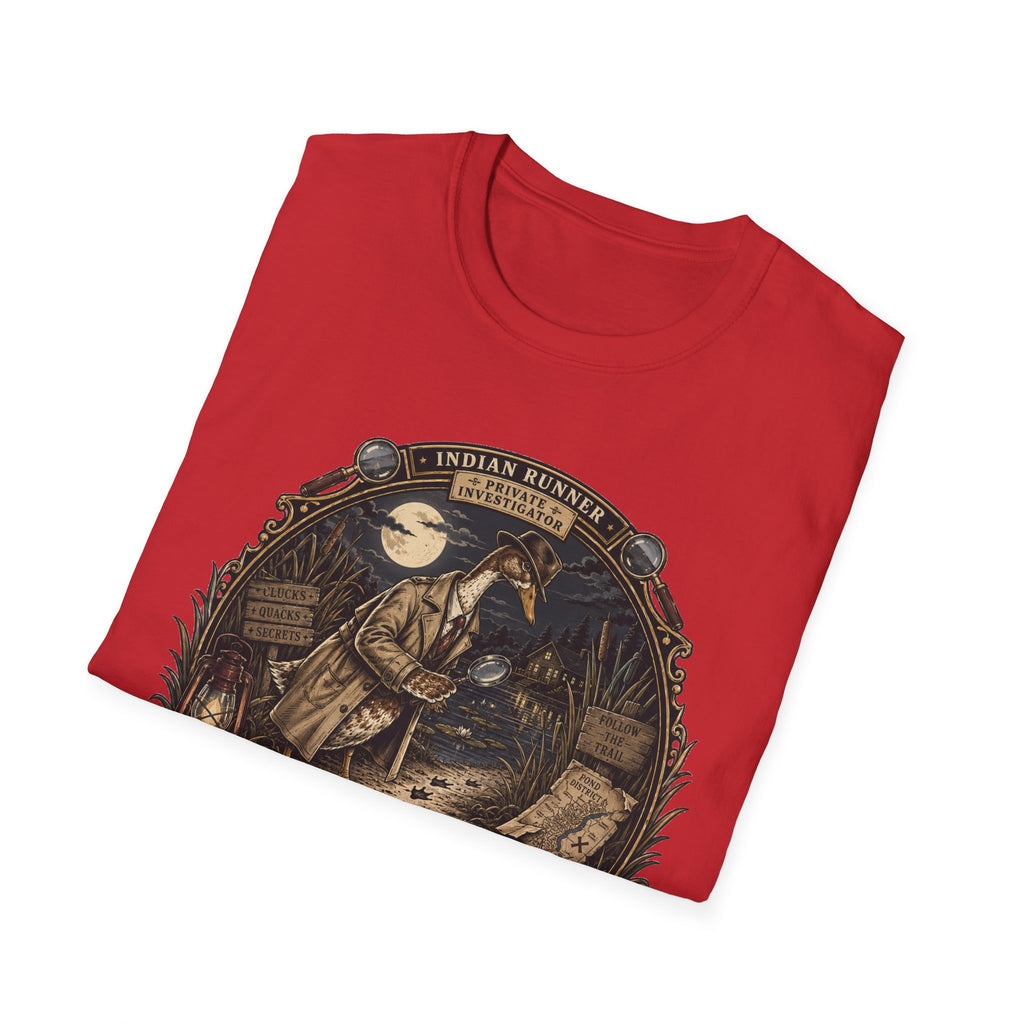 The Case of the Missing Breadcrumbs T-Shirt — Indian Runner Duck Mystery Tee