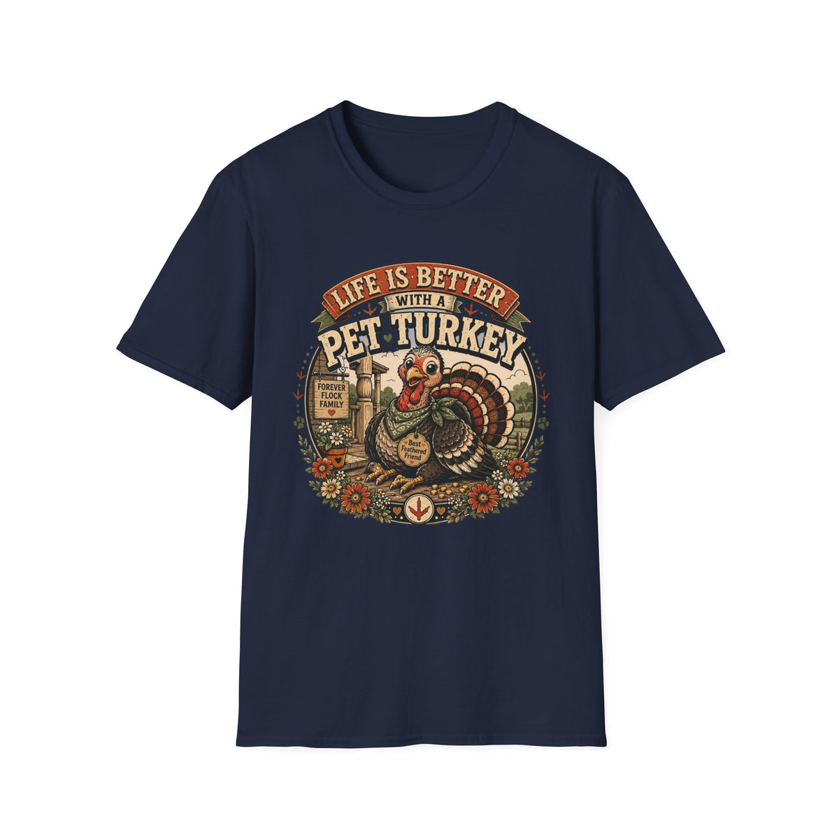Life Is Better With a Pet Turkey T-shirt, photo 6