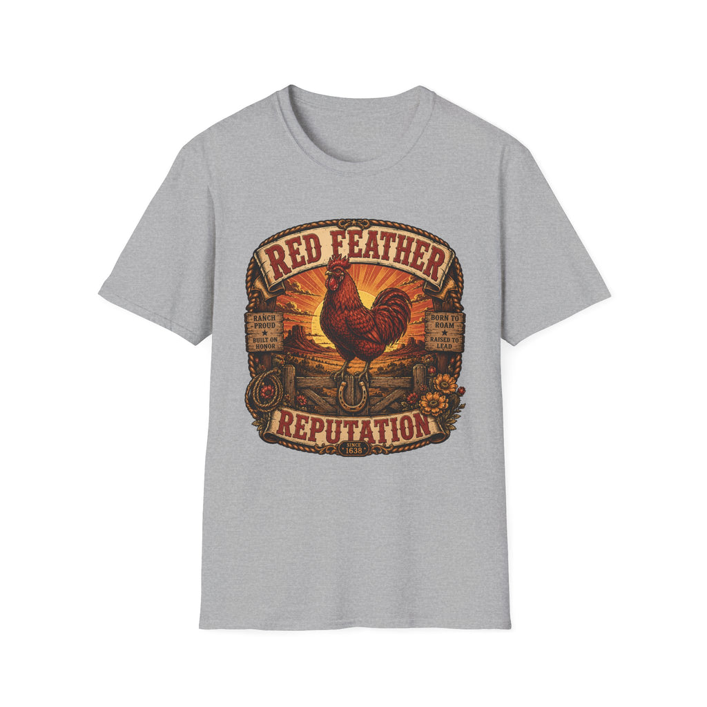 Red Feather Ranch Emblem Rhode Island Red T-shirt, photo 4