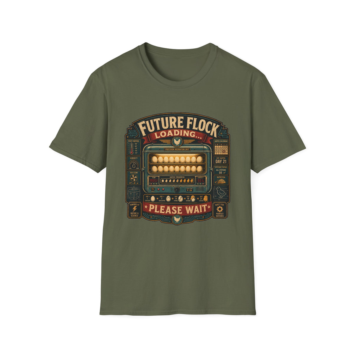 Future Flock Loading Please Wait T-shirt, photo 6