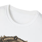 The Black Feather Society Ayam Cemani T-Shirt — Vintage Emblem Rooster Tee