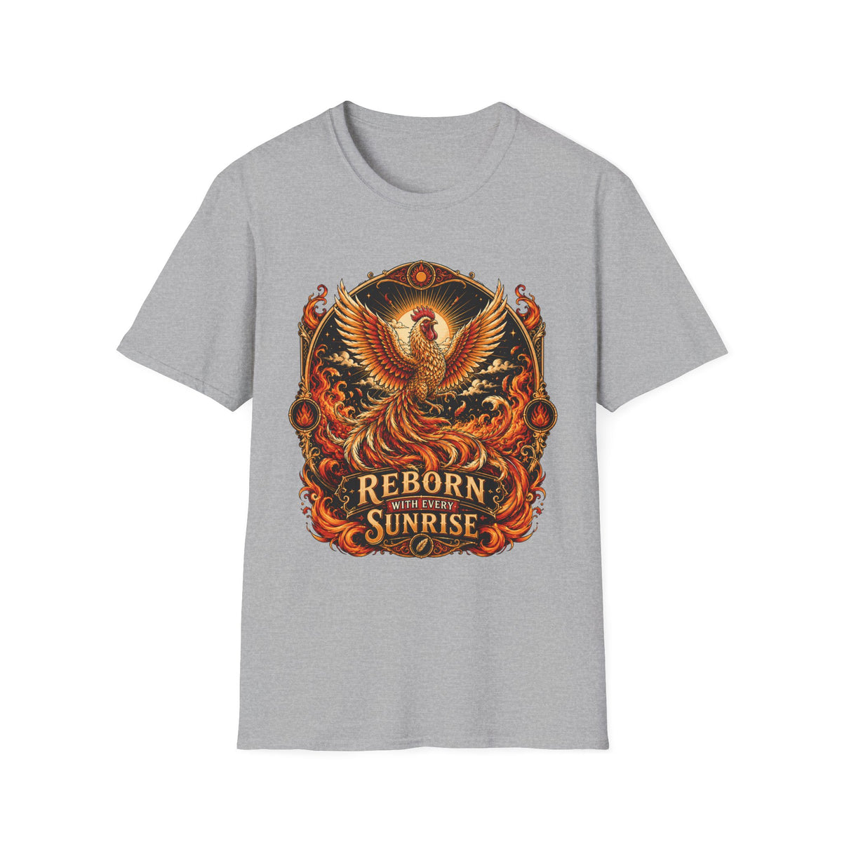 Rise With the Sun Rhode Island Red T-shirt, photo 3