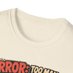 Too Many Chickens Error T-Shirt — Chicken Math Calculator Tee