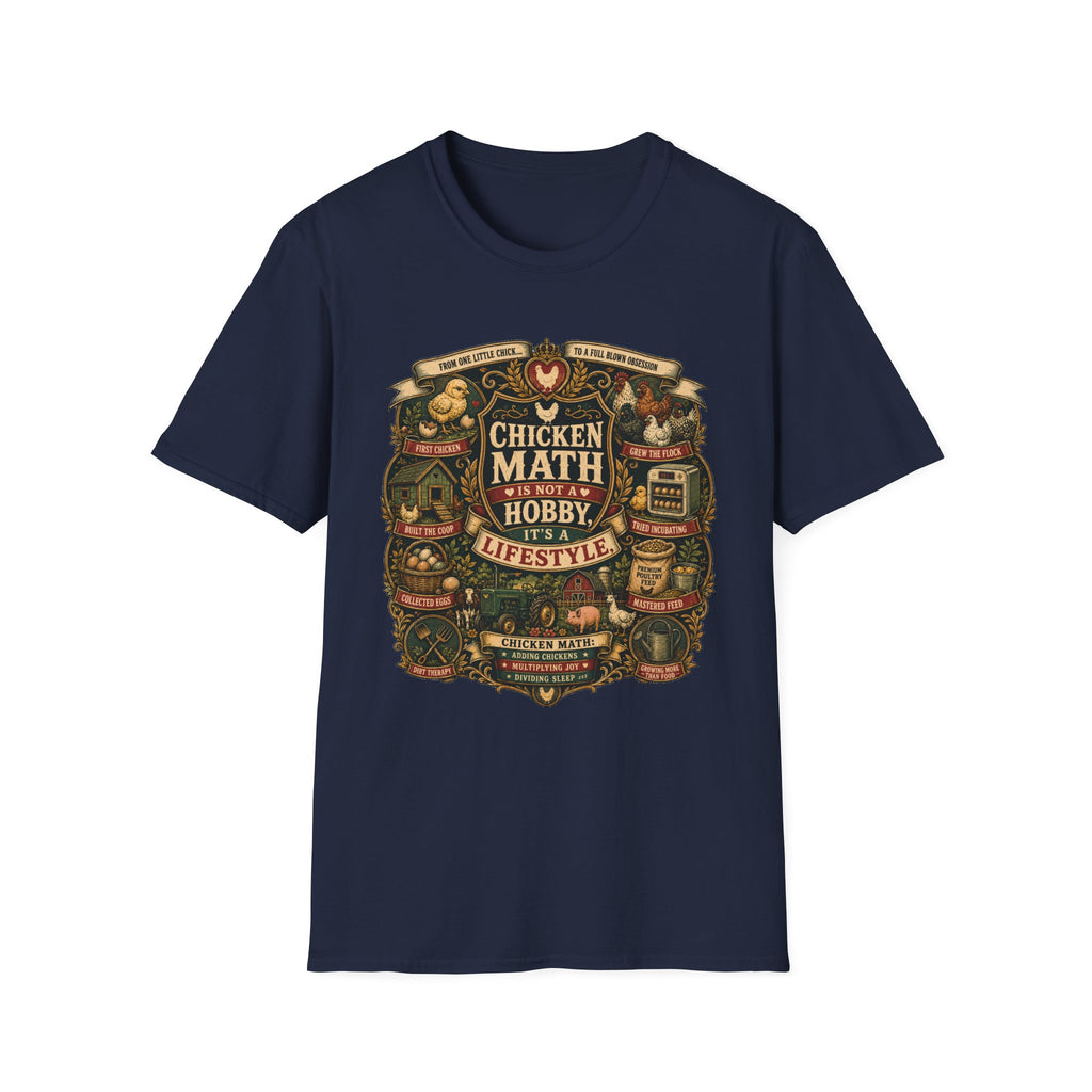 Chicken Math Is Not a Hobby It's a Lifestyle T-Shirt — Graphic Tee
