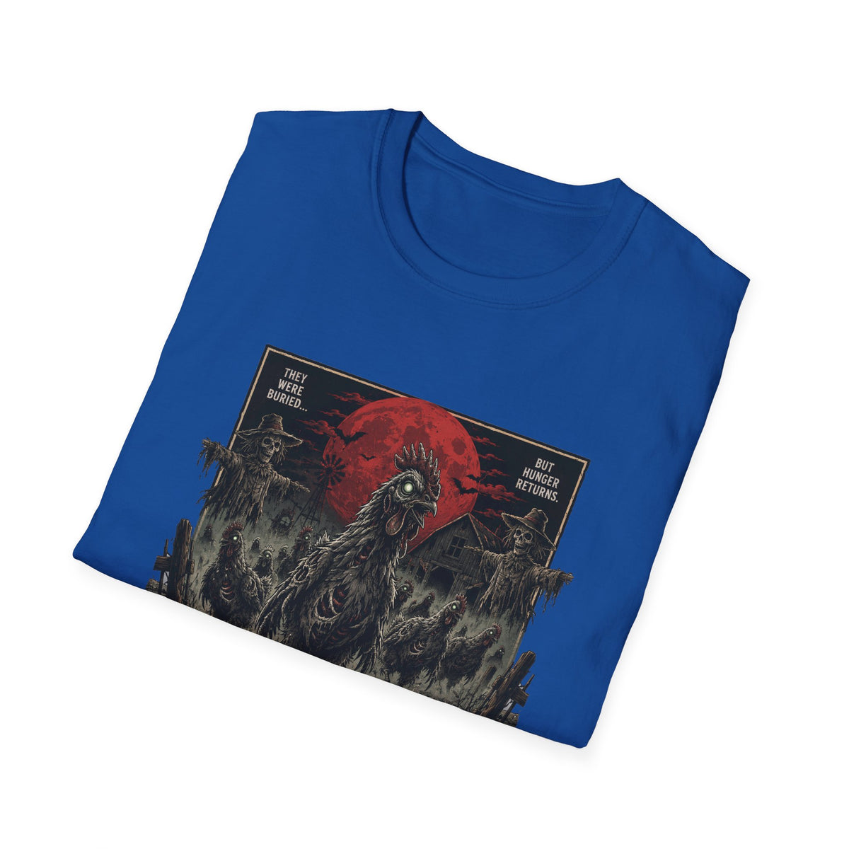 Rise of the Undead Poultry T-Shirt — Zombie Chicken Uprising Tee