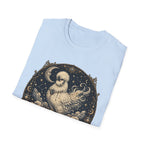 Featherborn Dreamer Silkie T-Shirt — Celestial Moonlit Hen Tee