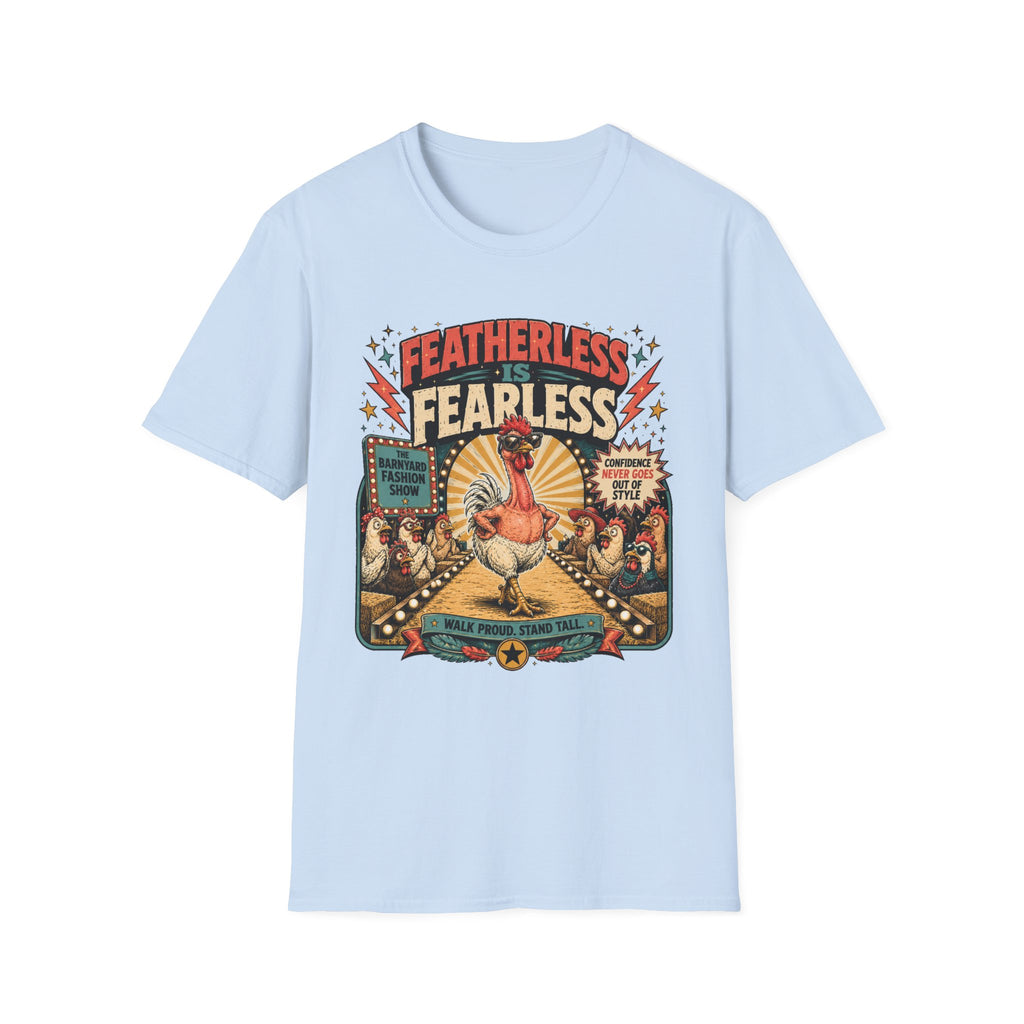 Featherless is Fearless Fashion Show Naked Neck T-shirt, photo 2