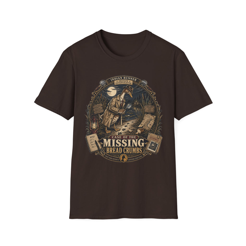 The Case of the Missing Breadcrumbs Indian Runner T-shirt, photo 6