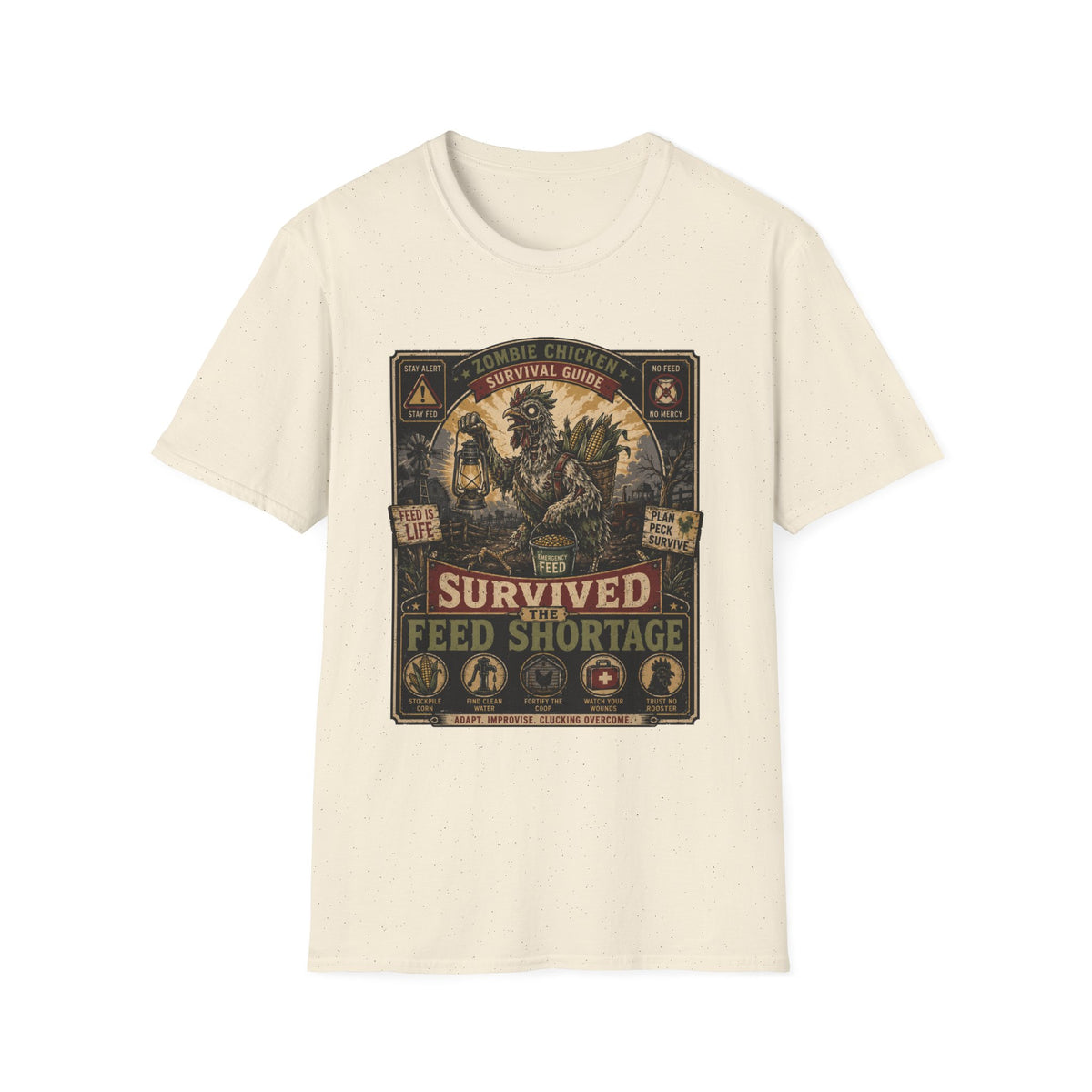 Zombie Chicken Survival Guide T-shirt, photo 5
