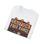Zombie Chicken Crossing at Night T-Shirt — Spooky Halloween Poultry Tee