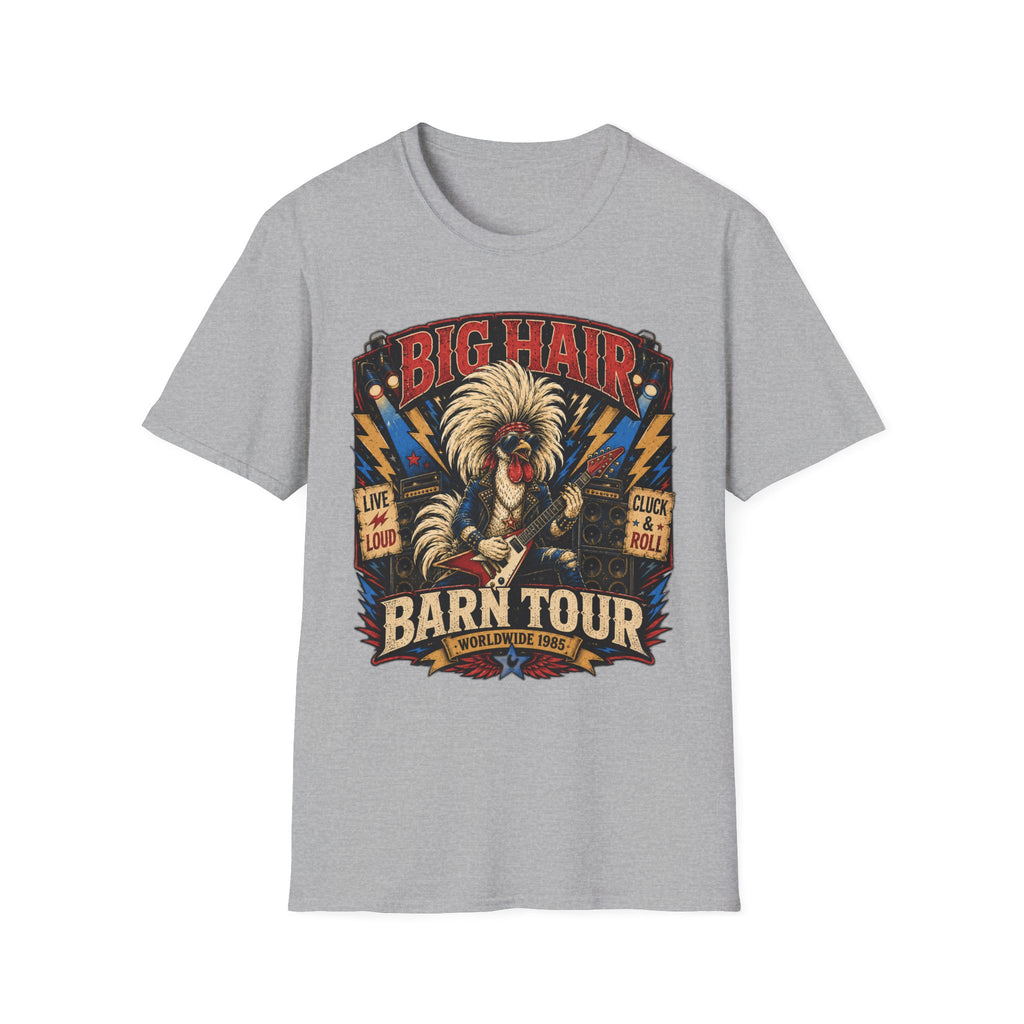 Big Hair Rock Star Concert Polish Chicken T-shirt, photo 3