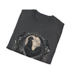 The Midnight Monarch Ayam Cemani T-Shirt — Moonlit Rooster Graphic Tee