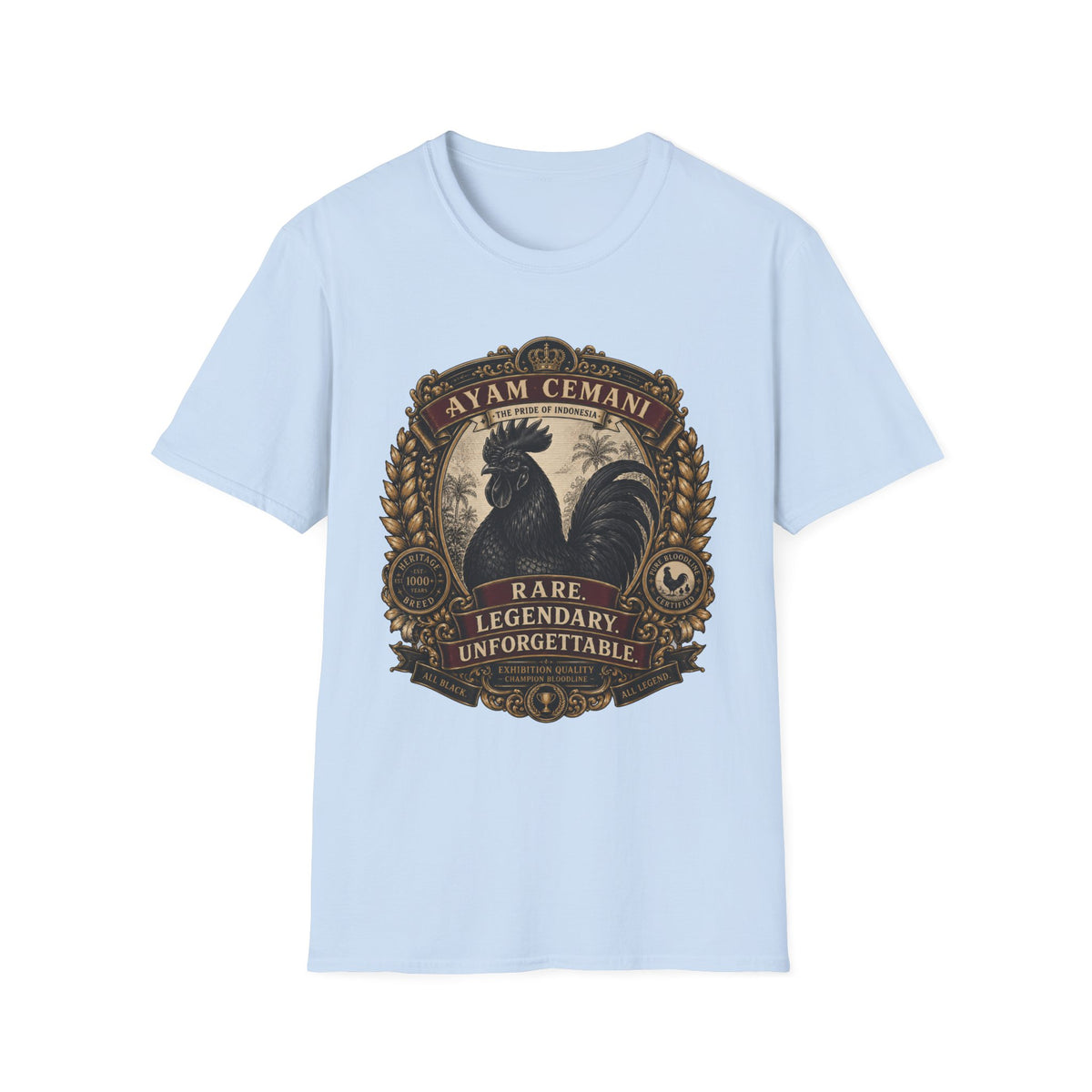Ayam Cemani Heritage Badge T-shirt, photo 2