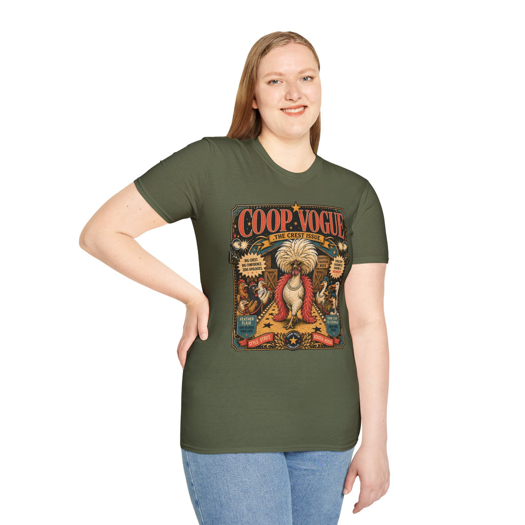 Coop Vogue Barnyard Fashion Week Polish Chicken T-Shirt