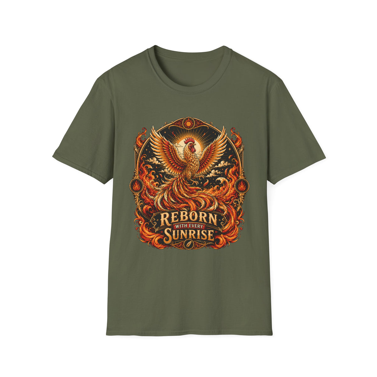 Rise With the Sun Rhode Island Red T-shirt, photo 6