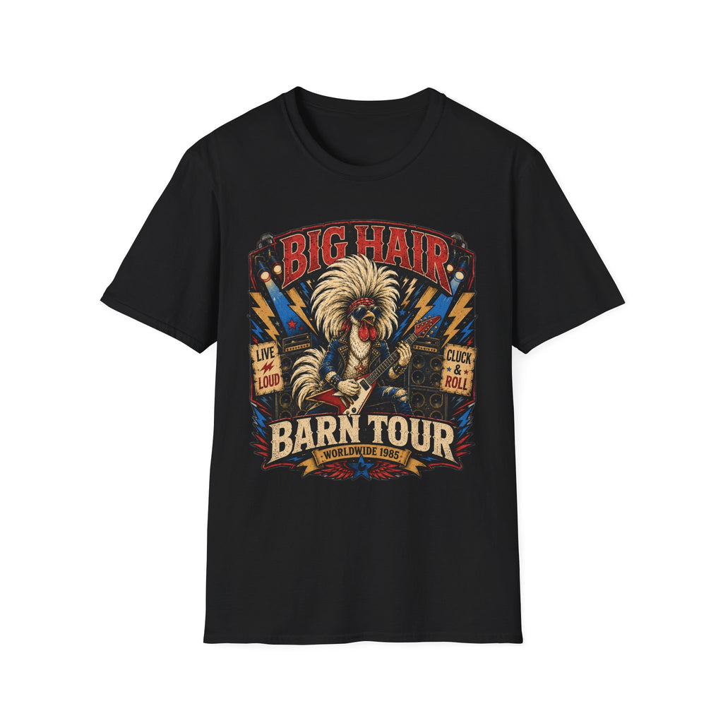 Big Hair Rock Star Concert Polish Chicken T-Shirt