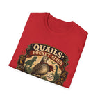 Quailasaurus T-Shirt — The Legendary Mini Dino Quail Graphic Tee