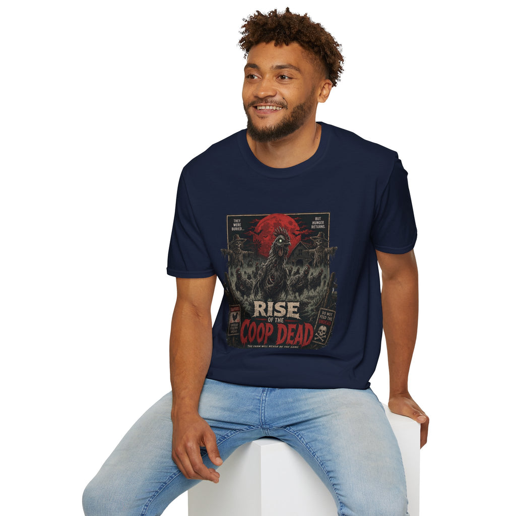 Rise of the Undead Poultry T-Shirt — Zombie Chicken Uprising Tee