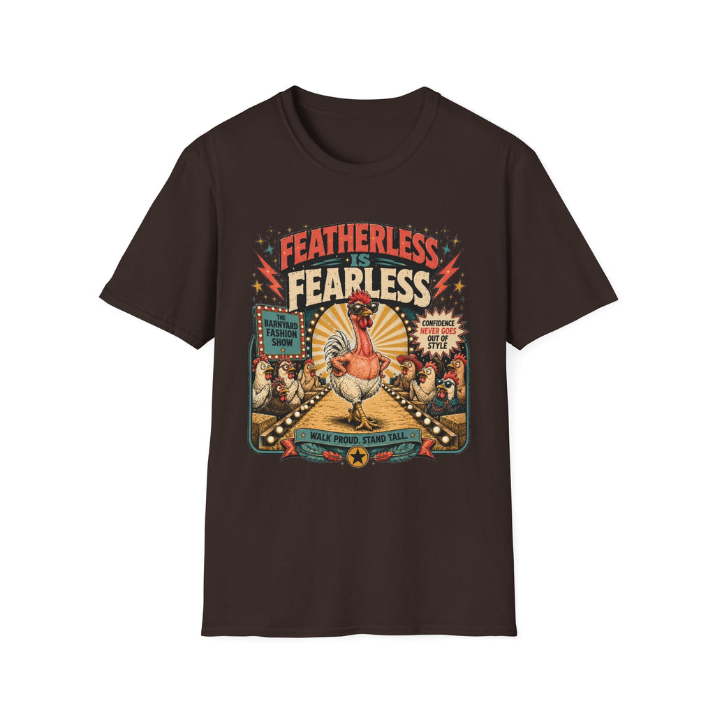 Featherless is Fearless Fashion Show Naked Neck T-shirt, photo 7