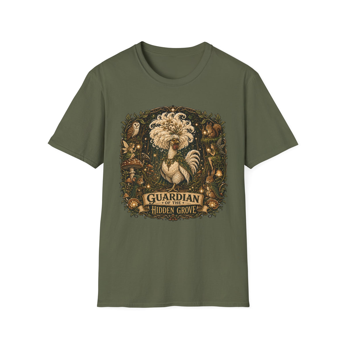 Guardian of the Hidden Grove Polish Chicken T-shirt, photo 6