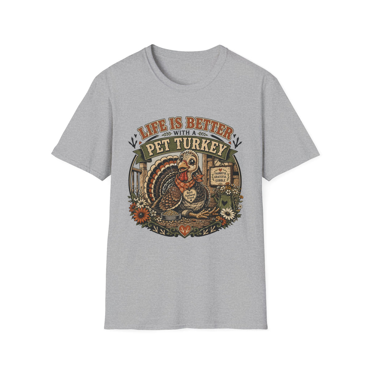 Life Is Better With a Pet Turkey T-shirt, photo 3